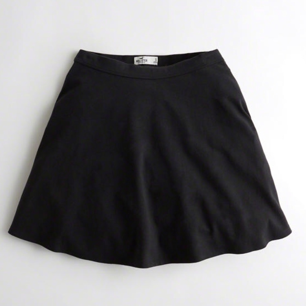 Hollister black skater skirt